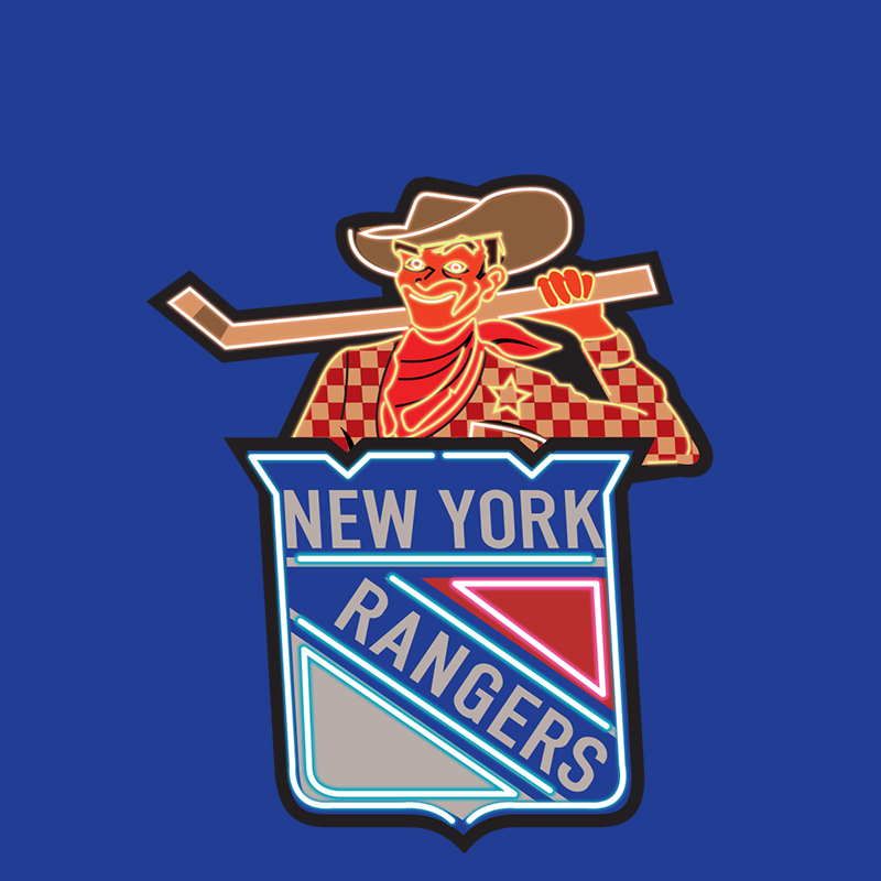 New York Rangers Entertainment logo iron on heat transfer